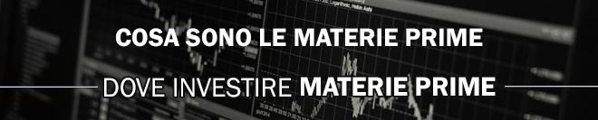 Cosa sono le materie prime