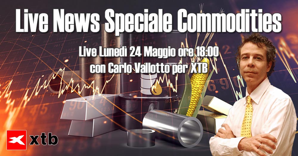 Opportunità di trading su materie prime. Partecipa al Webinar di XTB