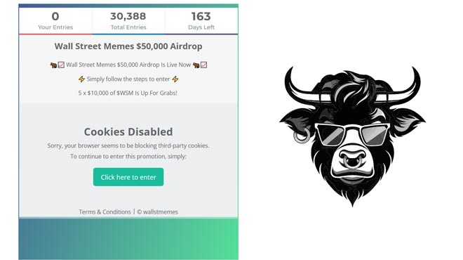 Partecipa all'Airdrop di Wall Street Memes
