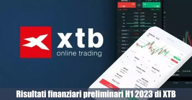 Risultati finanziari preliminari H1 2023 di XTB