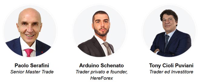 Eventi IG Trading Room Tour relatori