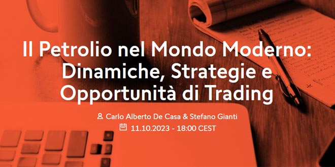 Opportunità di Trading sul Petrolio. Scopri le Strategie nel Webinar di Swissquote!