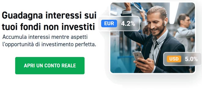 Guadagna interessi con XTB