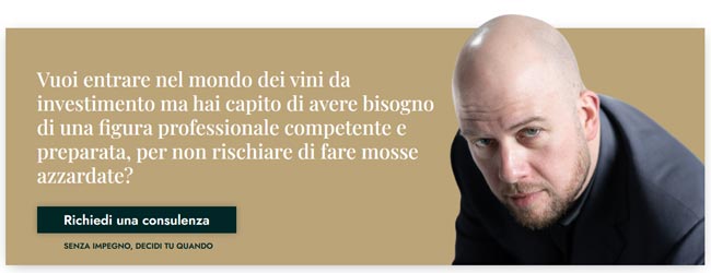 Vuoi conoscere tutti i vantaggi dell’investire in vini rari? Richiedi una consulenza 