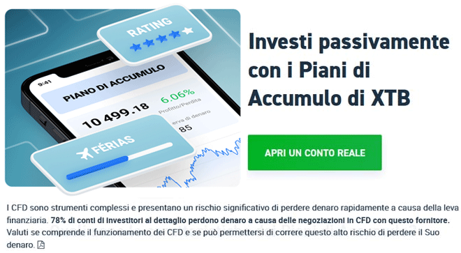 Piani di Accumulo XTB