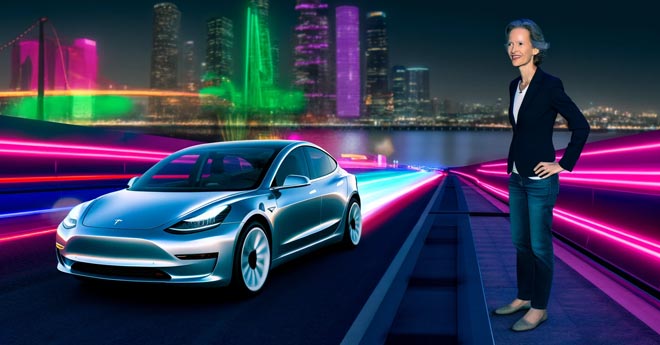 Investire in Tesla: Cathie Wood Vede un Potenziale di Crescita del 1250%