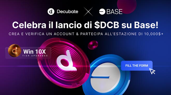 Celebra il lancio di $DCB su Base