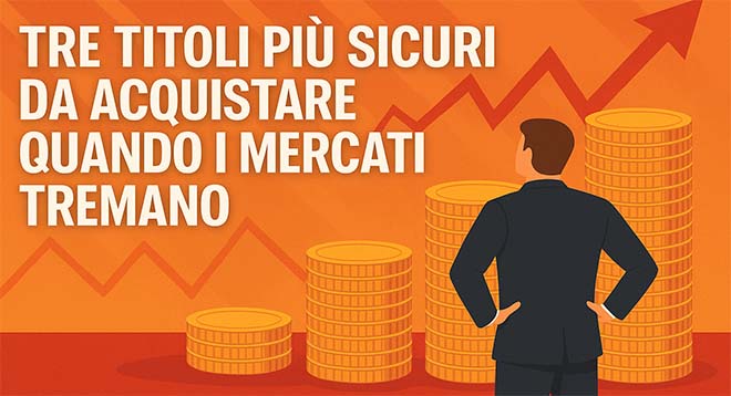 Tre Titoli più Sicuri da Acquistare Quando i Mercati Tremano