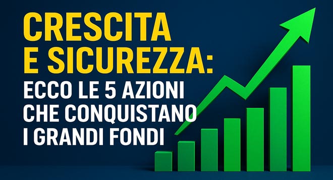 Crescita e Sicurezza: Ecco le 5 Azioni Growth che Conquistano i Grandi Fondi
