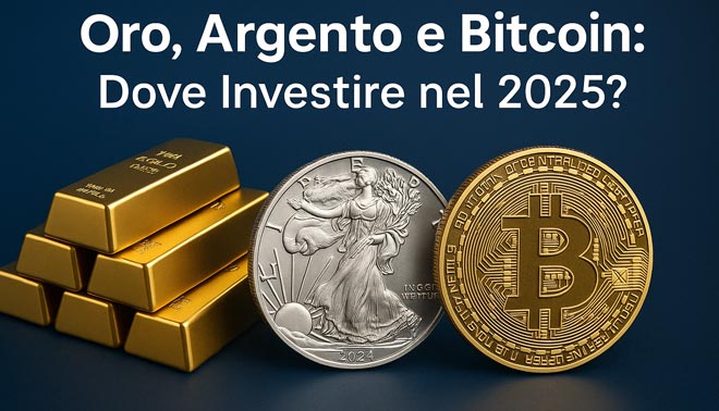 Oro, Argento e Bitcoin: Dove Investire nel 2025?
