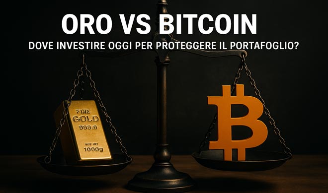 Oro vs Bitcoin: Dove Investire Oggi per Proteggere il Portafoglio?