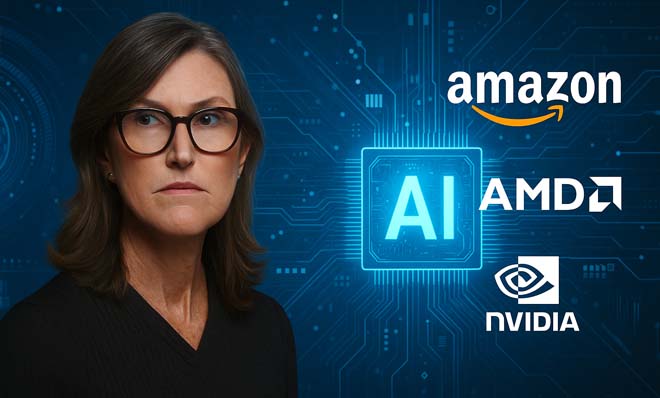 Cathie Wood vende Tesla e scommette forte su Amazon, AMD e Nvidia