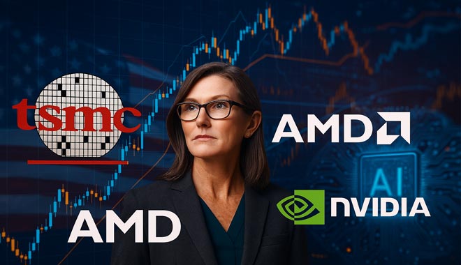 Cathie Wood Cambia Strategia: TSMC, AMD e Nvidia sono i Titoli del Momento