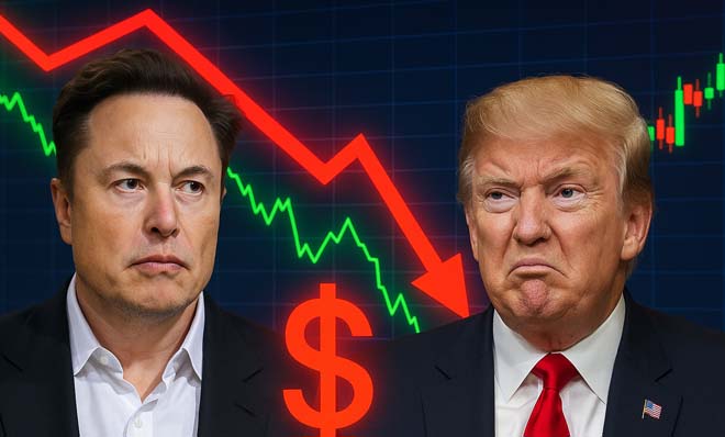 Tesla rimbalza dopo il crollo da 153 miliardi: cosa sta succedendo tra Musk e Trump?