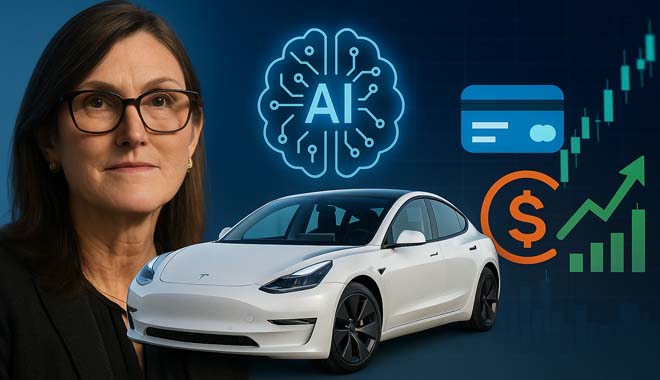 Cathie Wood Torna su Tesla e Scommette su Fintech e AI
