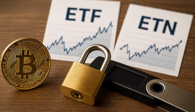 Come Comprare Bitcoin Senza Rischi? Pro e Contro di ETF e ETN