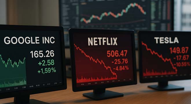 Trimestrali Google, Netflix e Tesla: dove investire oggi?