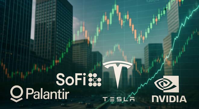 Palantir, SoFi, Tesla e Nvidia: le migliori opportunità di investimento del momento