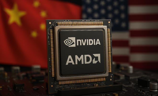 Gli Stati Uniti impongono il 15% di tassa sulle vendite di chip Nvidia e AMD in Cina
