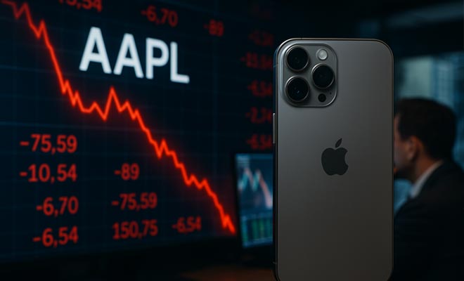 Apple in difficoltà: downgrade di Wall Street dopo le rivelazioni su iPhone 17