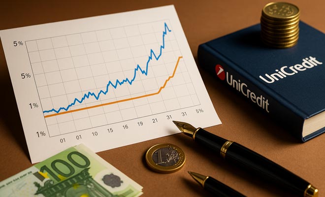 Bond UniCredit 2025: Cedole al 5% e rendimento variabile con leva