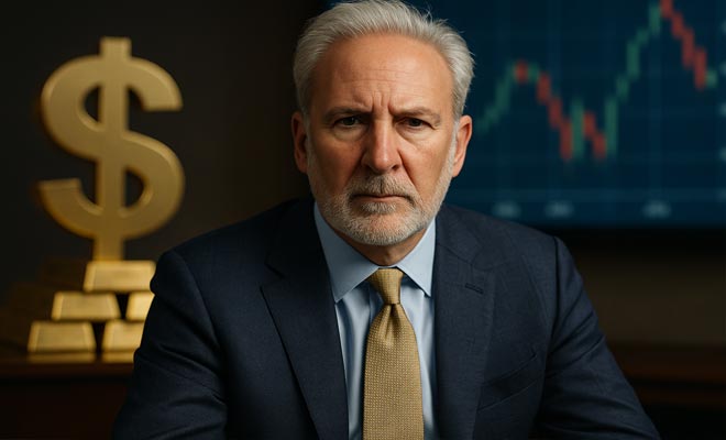 Peter Schiff Avverte: Il Crollo del Dollaro porterà Stagflazione e un Boom dell’Oro
