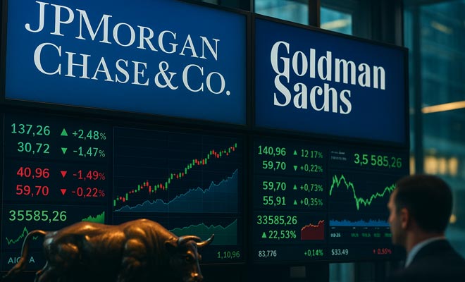 Banche USA: utili record ma mercati in crisi per la guerra commerciale