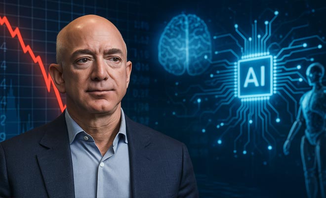 Jeff Bezos avverte: la bolla dell’IA è diversa dalle crisi finanziarie