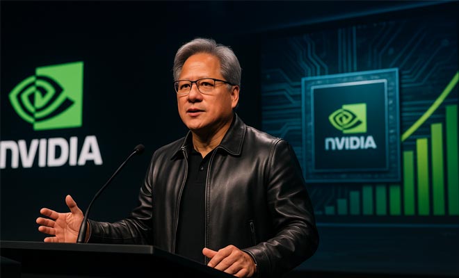 Nvidia GTC 2025: Annunci di Jensen Huang spingono il titolo verso i 5 trilioni
