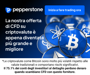Scopri Opportunitá Sulle Criptovalute Piú Popolari con Pepperstone