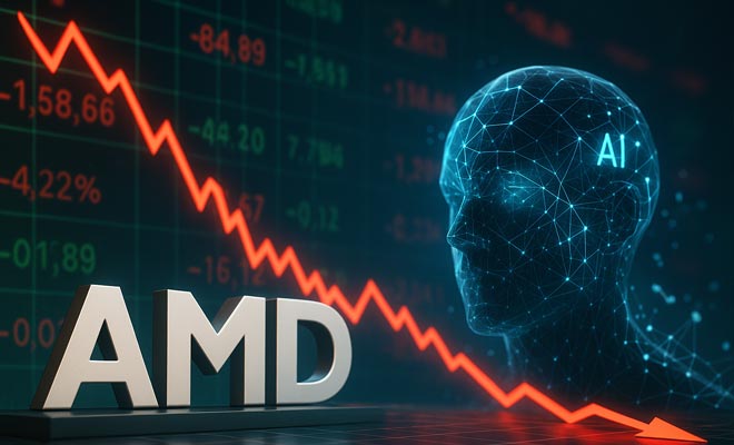 Azioni AMD crollano dopo gli utili: È finita la magia dell’AI?