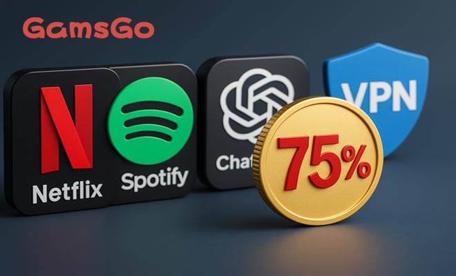 Risparmiare Fino al 75% su Netflix, Spotify, ChatGPT e Altri Servizi Digitali: La Guida a GamsGo