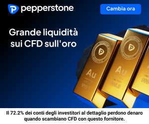 Cinque motivi per fare trading sui CFD oro con Pepperstone