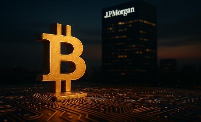 Bitcoin crolla, JP Morgan rilancia: Target a 170k 