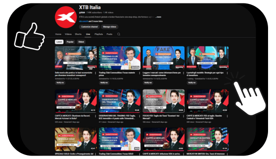 Le Live Settimanali di XTB: Un Appuntamento con i Mercati