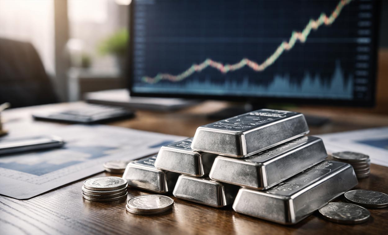 Argento in forte rialzo: segnale di un possibile reset monetario