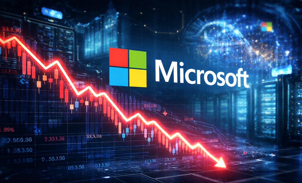 Microsoft perde il 20% dai massimi: cosa stanno valutando davvero gli investitori esperti