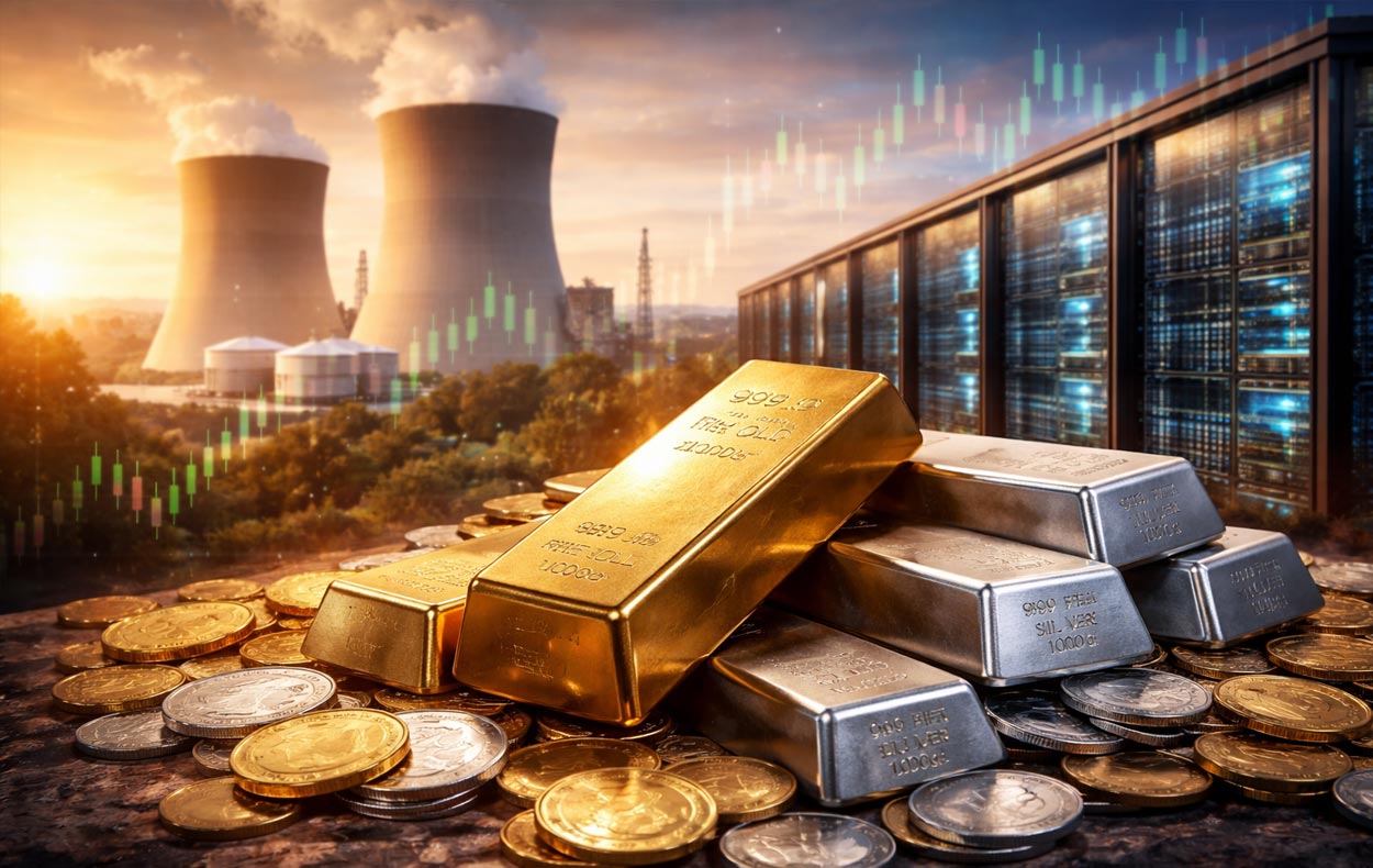 Metalli preziosi e nucleare: nuove basi per il portafoglio del futuro