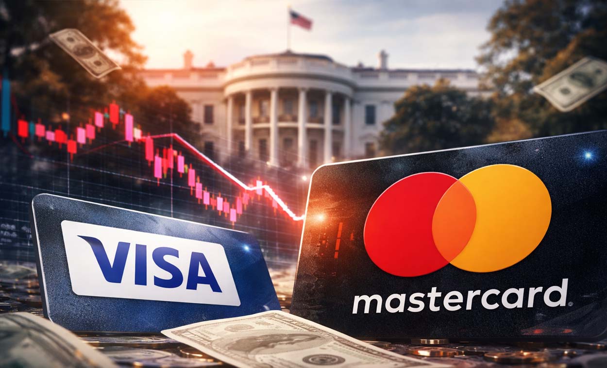Trump ha appena fatto crollare Visa e Mastercard. Il mercato si sbaglia