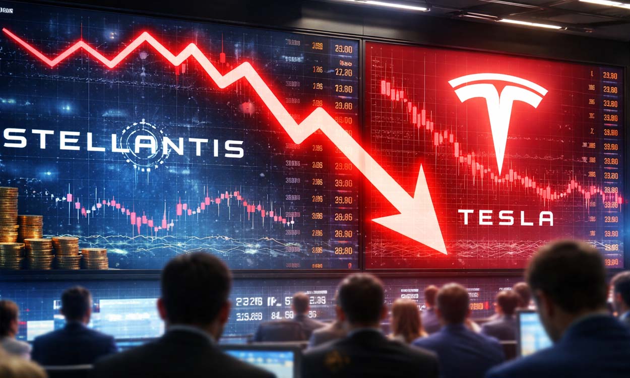 Stellantis crolla in borsa (-25%). Analisi della crisi nel settore auto elettrica