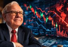 Mercati in calo: la strategia di Warren Buffett per gli investitori Warren Buffett analizza il mercato azionario durante una fase di volatilità