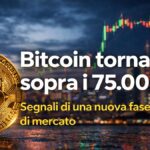 Bitcoin torna sopra i 75.000$: Segnali di una nuova fase di mercato Bitcoin sopra i 75.000$: Analisi Inflazione, Fed e Mercati
