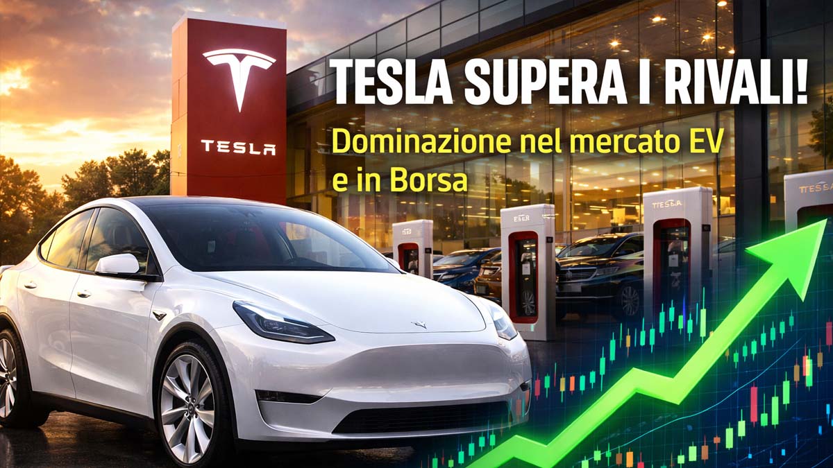 Tesla continua a superare i rivali nel settore EV, e in Borsa?
